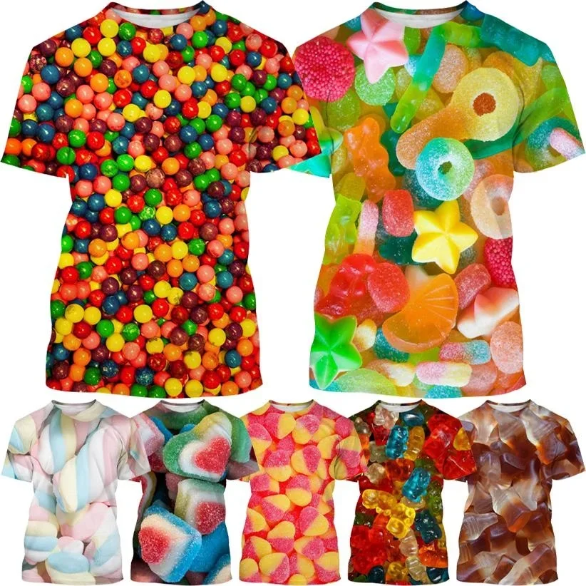 Summer Candy Chocolate Casual 3D Printing T-Shirts Unisex Men's and Women's Fashion Clothing Streatwear T-Shirts
Summer Candy Chocolate Casual 3D Printing T-Shirts Unisex Men's and Women's Fashion Clothing Streatwear T-Shirts