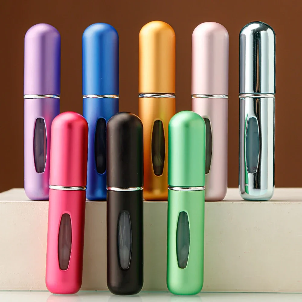 

3/5/10/20pcs 5ml Portable Mini Refillable Perfume Bottle Spray Scent Pump Empty Cosmetic Container Atomizer Bottle for Travel