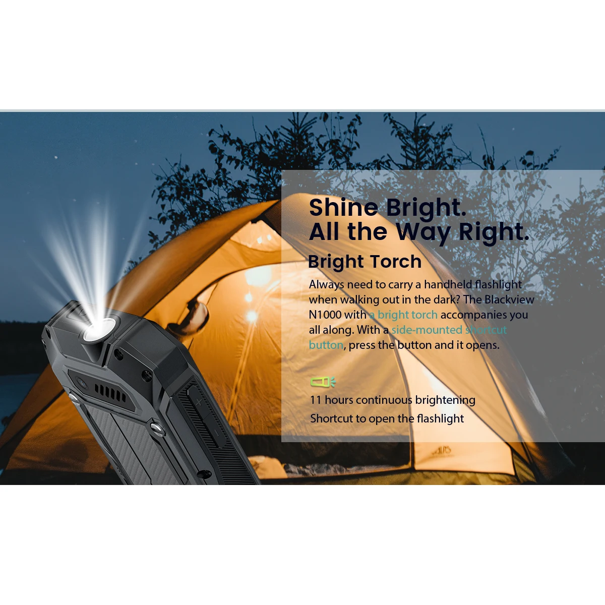 Blackview-Smartphone robuste N1000, MediaTek MT6739, écran 2.4 pouces, téléphone portable 4G pour touristes avec bouton de numérotation pour téléphone portable Elmain 5