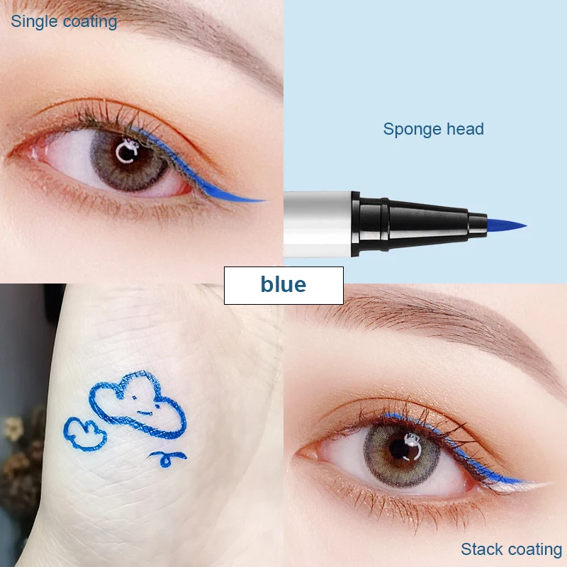 Colorful Long-lasting Liquid Eyeliner Pen Waterproof Fast Pencil Cosmetic Double-ended Eye Liner Smooth MakeUp Tools TSLM1
Colorful Long-lasting Liquid Eyeliner Pen Waterproof Fast Pencil Cosmetic Double-ended Eye Liner Smooth MakeUp Tools TSLM1