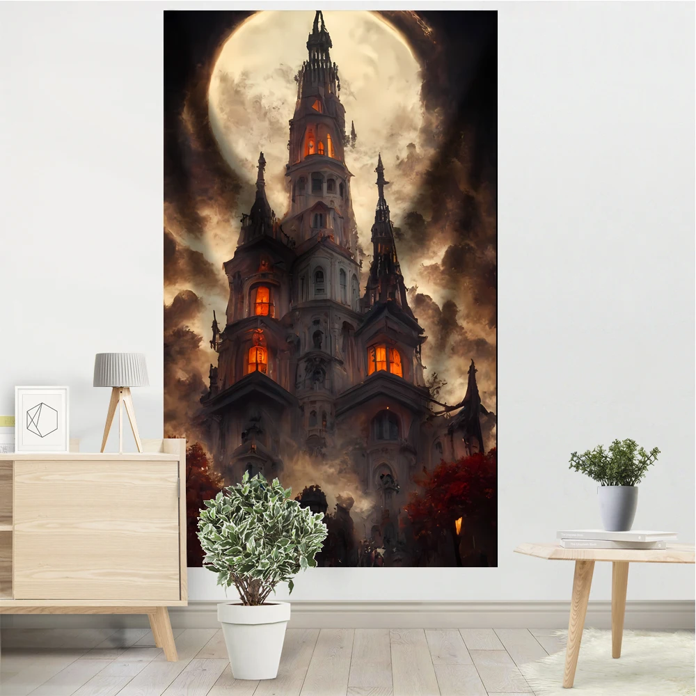 Starry Sky Castle Tapestry Banner Banner Dark Art Print Poster Student Dormitory Room Bedside Wall Hanging
Starry Sky Castle Tapestry Banner Banner Dark Art Print Poster Student Dormitory Room Bedside Wall Hanging