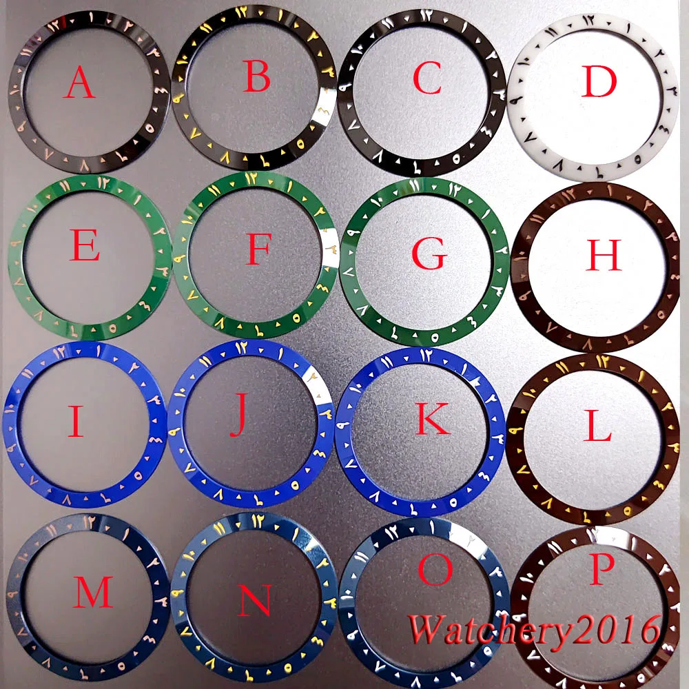 38mm*30.6mm Sloping Watch Bezel Insert Fit For 40mm Automatic Mens Watch Bezel Ring Coffee Green Blue Watch Part
38mm*30.6mm Sloping Watch Bezel Insert Fit For 40mm Automatic Mens Watch Bezel Ring Coffee Green Blue Watch Part