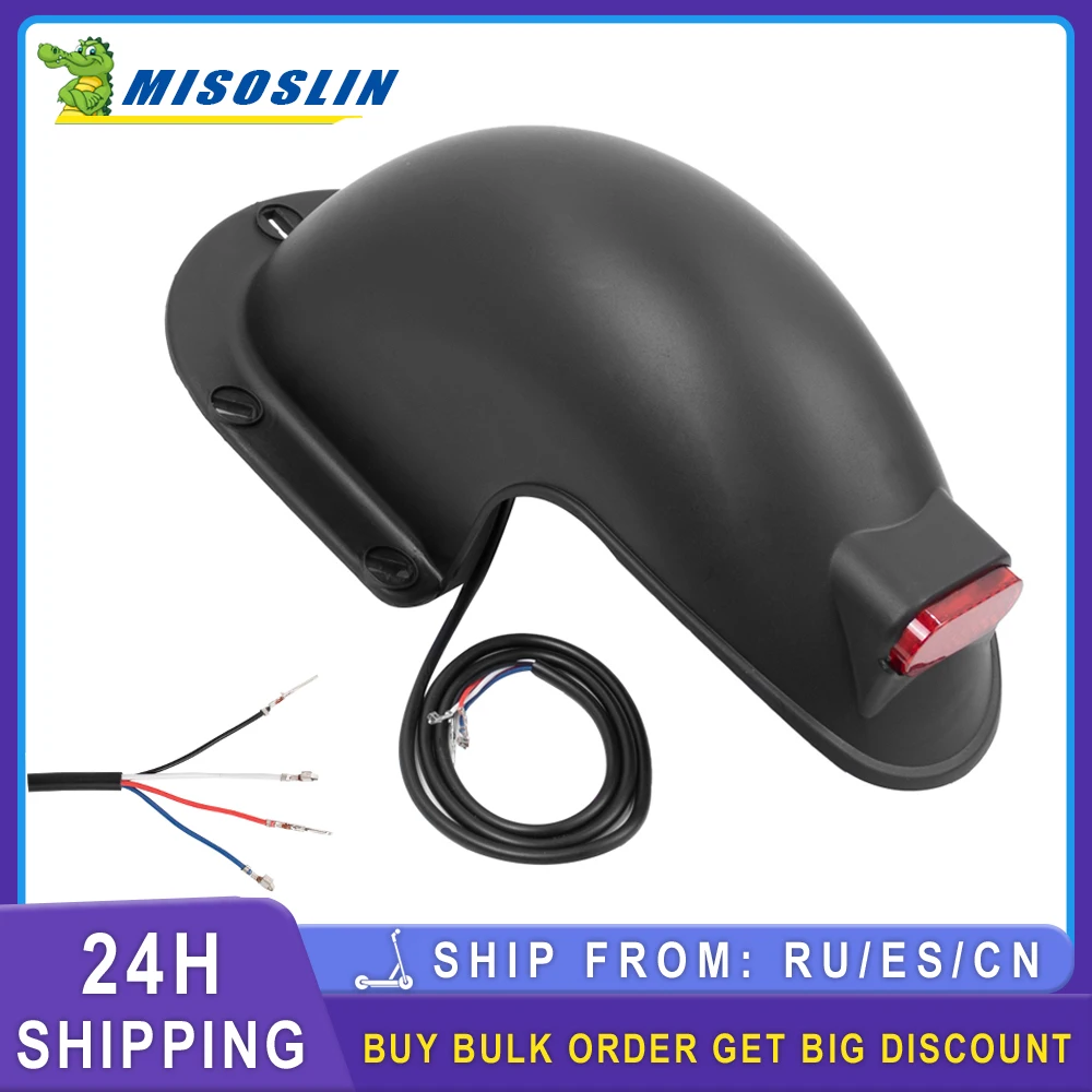 Kickscooter Rear Wheel Splash Fender Baffle for 10inch Electric Scooter Replacement Parts Mudguard with Taillights Kit
Kickscooter Rear Wheel Splash Fender Baffle for 10inch Electric Scooter Replacement Parts Mudguard with Taillights Kit