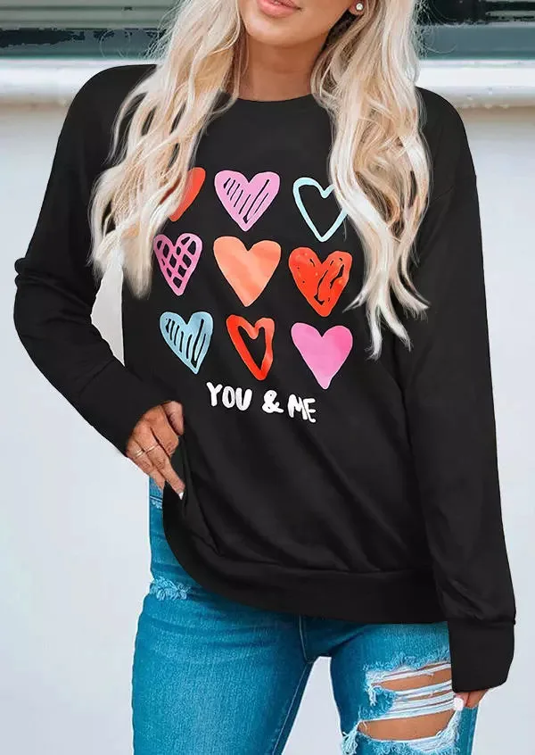 2023 Fashion New Sweatshirt Color Love Printing Long Sleeve Crew Neck Warm T-Shirt Casual Street Top Women's Clothing
2023 Fashion New Sweatshirt Color Love Printing Long Sleeve Crew Neck Warm T-Shirt Casual Street Top Women's Clothing