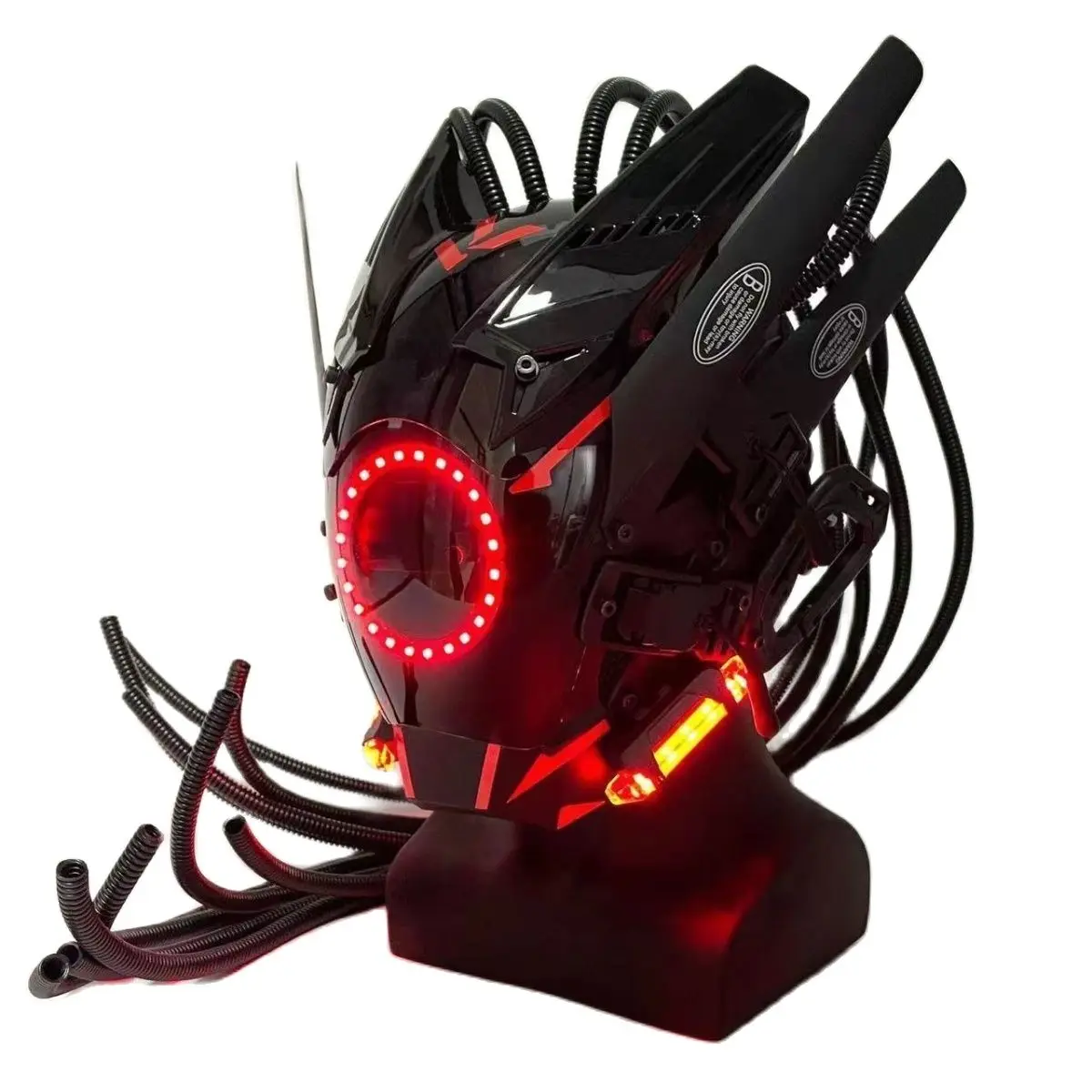 Cyber Predator Personality Punk Mask Cycling Motorcycle accessories Masks Bar Knight cool Helmet Role Play Street Stage Man HD
Cyber Predator Personality Punk Mask Cycling Motorcycle accessories Masks Bar Knight cool Helmet Role Play Street Stage Man HD