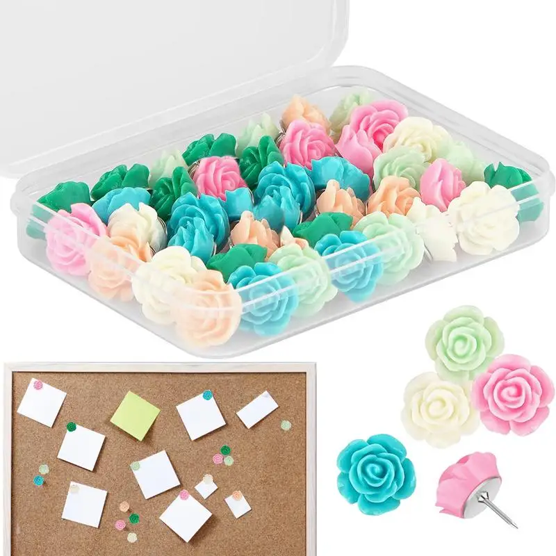 Flower Push Pins Rose Shaped Colorful Color Push Pins For Cork Board Cute Thumb Tacks For Office School And Personal Use 6
Flower Push Pins Rose Shaped Colorful Color Push Pins For Cork Board Cute Thumb Tacks For Office School And Personal Use 6