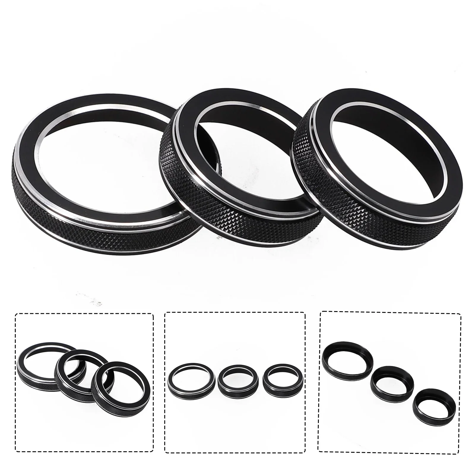 3pc Car Volume Turn Knob Ring Cover Car Radio Switch Trim Ring Knob Cover Interior Accessories For Jeep Grand For Cherokee
3pc Car Volume Turn Knob Ring Cover Car Radio Switch Trim Ring Knob Cover Interior Accessories For Jeep Grand For Cherokee