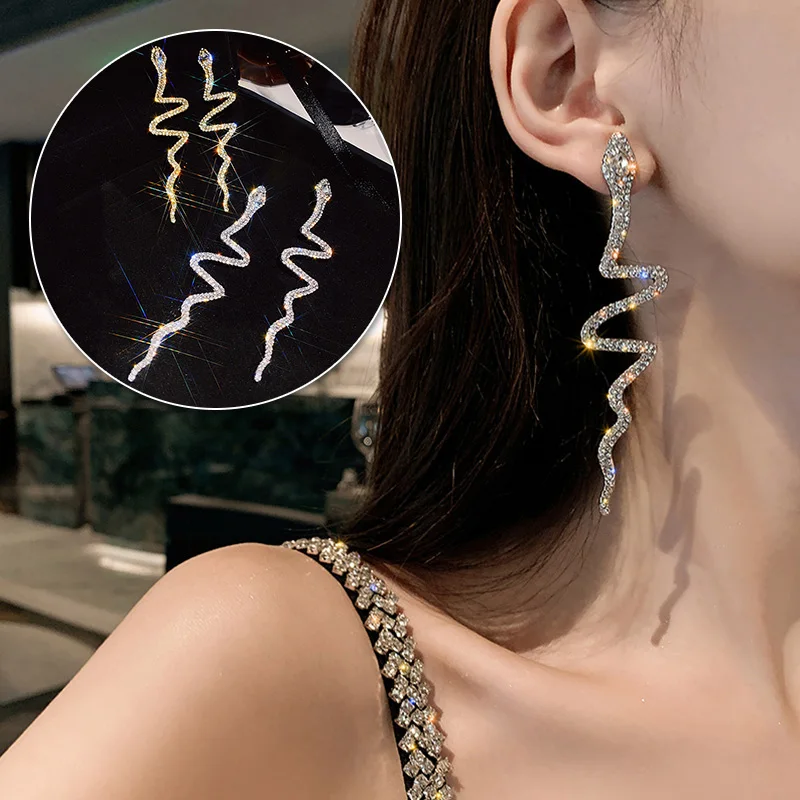 Big Snake Shape Dangle Earrings Trendy Vintage For Women Girl Retro Drop Earrings Cute Small Object Earring Jewelry Gift Jewelry
Big Snake Shape Dangle Earrings Trendy Vintage For Women Girl Retro Drop Earrings Cute Small Object Earring Jewelry Gift Jewelry