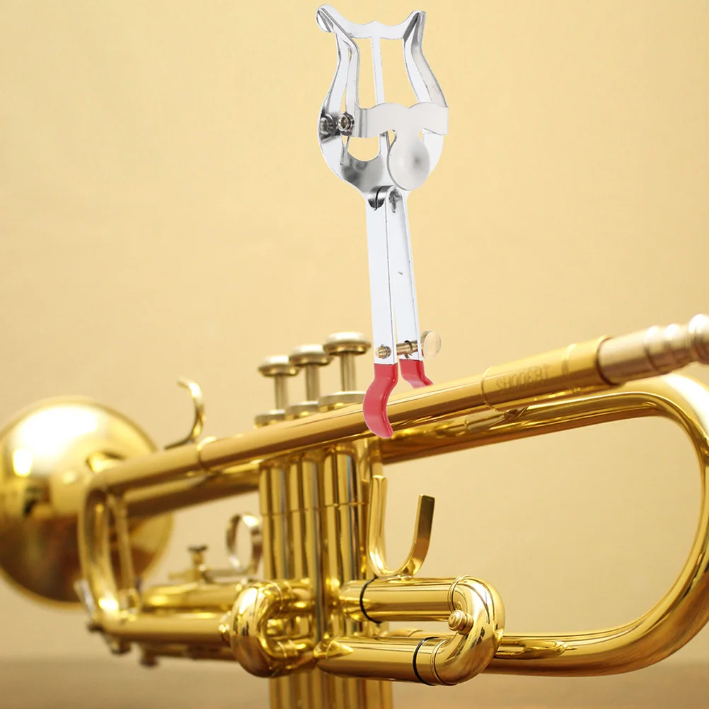 Trumpet Lyre Metal Trumpet Lyre Music Sheet Clip Instrument Sheet Music Clamp Holder
Trumpet Lyre Metal Trumpet Lyre Music Sheet Clip Instrument Sheet Music Clamp Holder