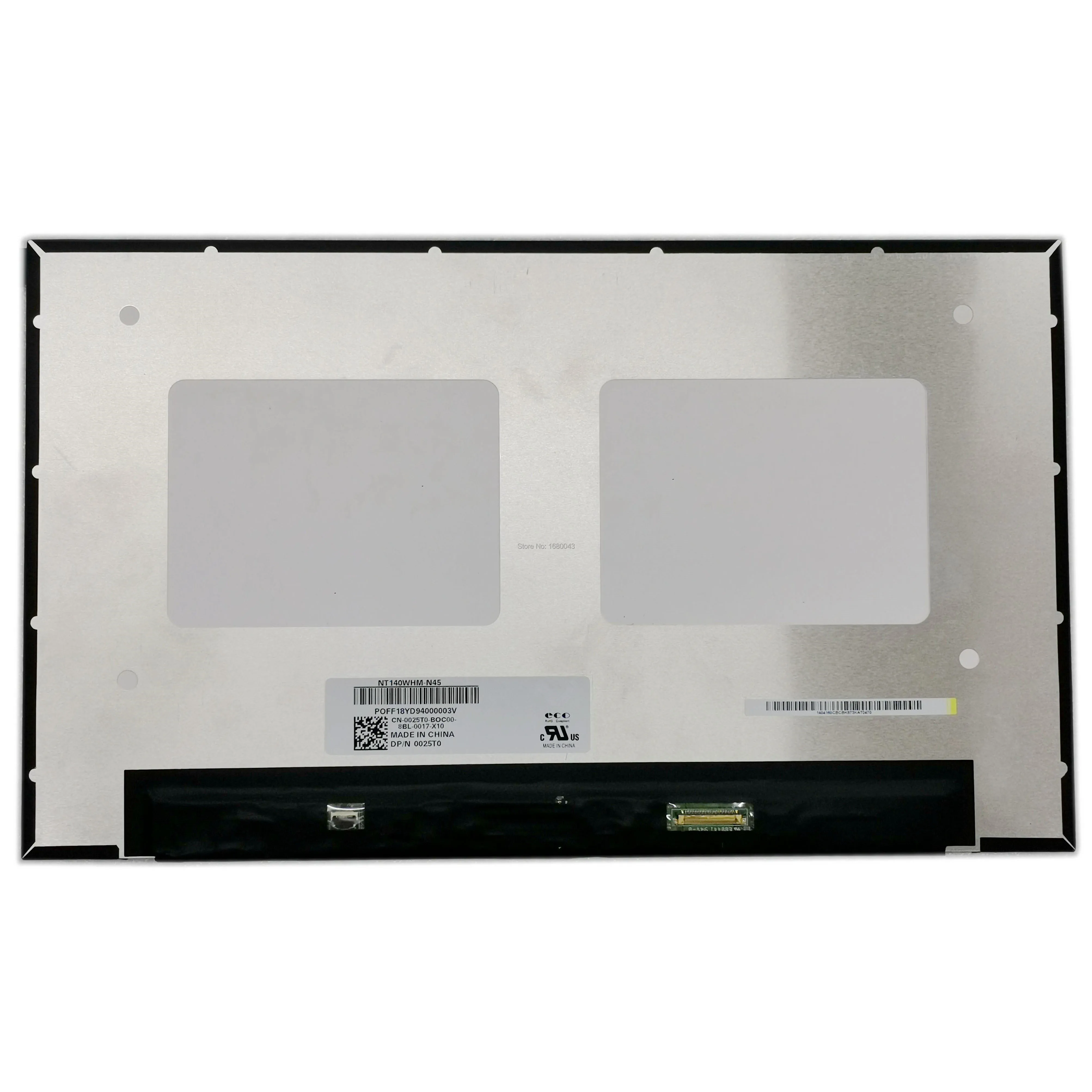 NT140WHM-N45 1366X768 14,0 дюймов EDP 30 pin панель ноутбука, ЖК-экран, панель, матрица, новая Замена
NT140WHM-N45 1366X768 14,0 дюймов EDP 30 pin панель ноутбука, ЖК-экран, панель, матрица, новая Замена