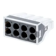 773 Quick Wiring Terminal Block Wall Nut 8 Port Conductor Combination Push in Wire Connector
773 Quick Wiring Terminal Block Wall Nut 8 Port Conductor Combination Push in Wire Connector