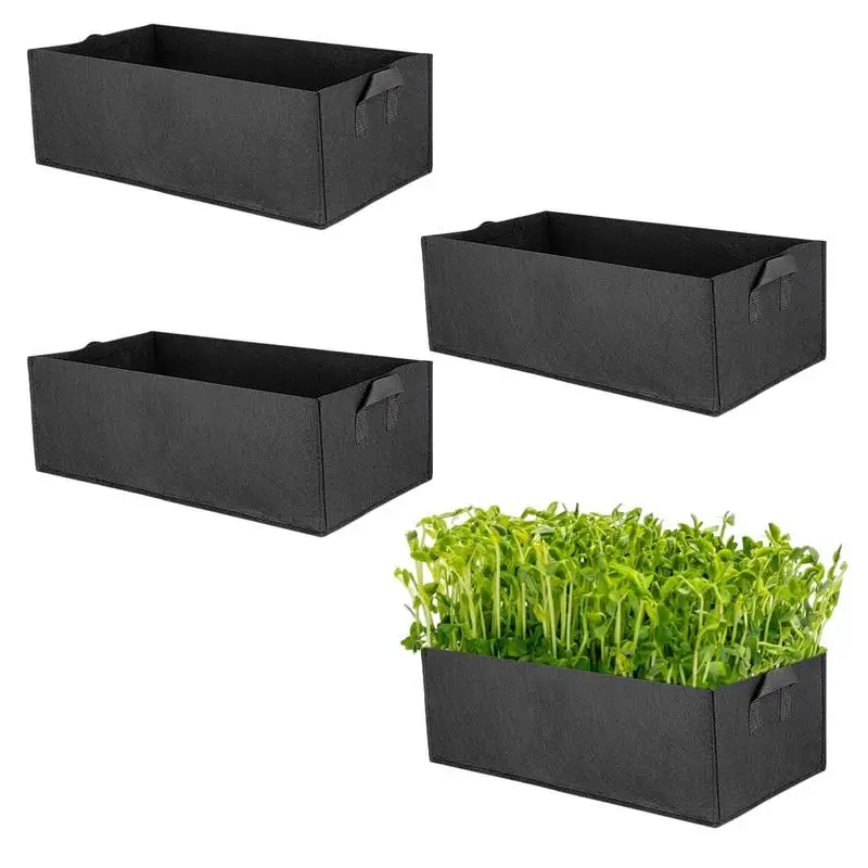 Garden Grow Bags Non-woven Fabric For Balcony Courtyard Gardening Plant Grow Bags Breathable Planter Raised Beds Plant Container
Garden Grow Bags Non-woven Fabric For Balcony Courtyard Gardening Plant Grow Bags Breathable Planter Raised Beds Plant Container