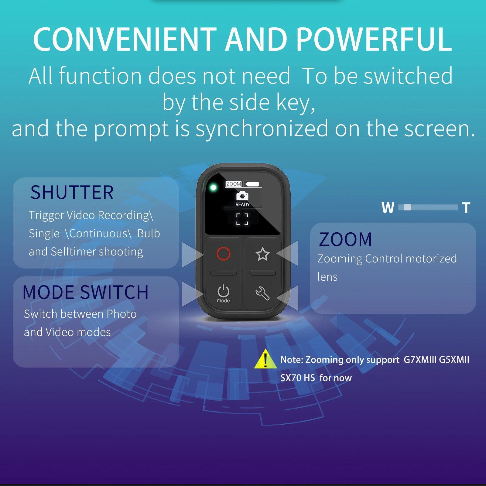 Remote Control for Canon Cameras with Sceen and Powerful New Funtions Compatible with BR-E1 R5 R6 G7X3 G5 M50M2 200D
Remote Control for Canon Cameras with Sceen and Powerful New Funtions Compatible with BR-E1 R5 R6 G7X3 G5 M50M2 200D