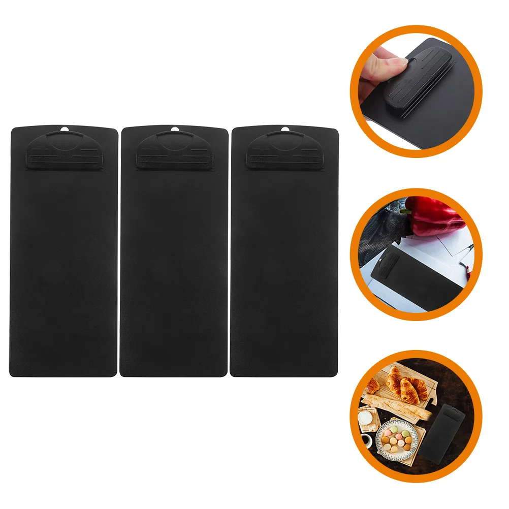 3 Pcs Bill Folder Menu The Office Supplies Paper Alphatales Abs Resin Small Clipboard
3 Pcs Bill Folder Menu The Office Supplies Paper Alphatales Abs Resin Small Clipboard