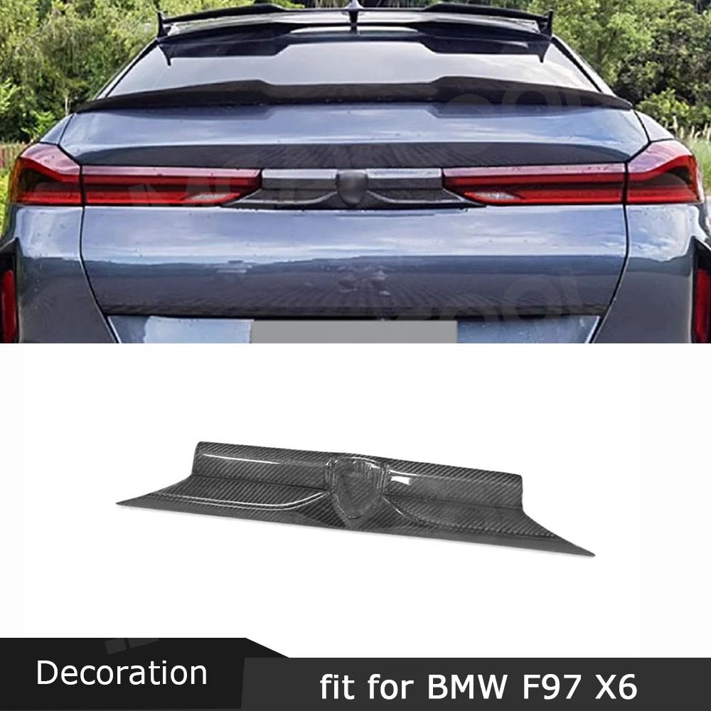 For BMW F96 X6 2019- 2022 Car Rear Boot Spoiler Trim Body Kits Carbon Fiber Rear Trunk Lid Trim FRP Decoration Accessories
For BMW F96 X6 2019- 2022 Car Rear Boot Spoiler Trim Body Kits Carbon Fiber Rear Trunk Lid Trim FRP Decoration Accessories