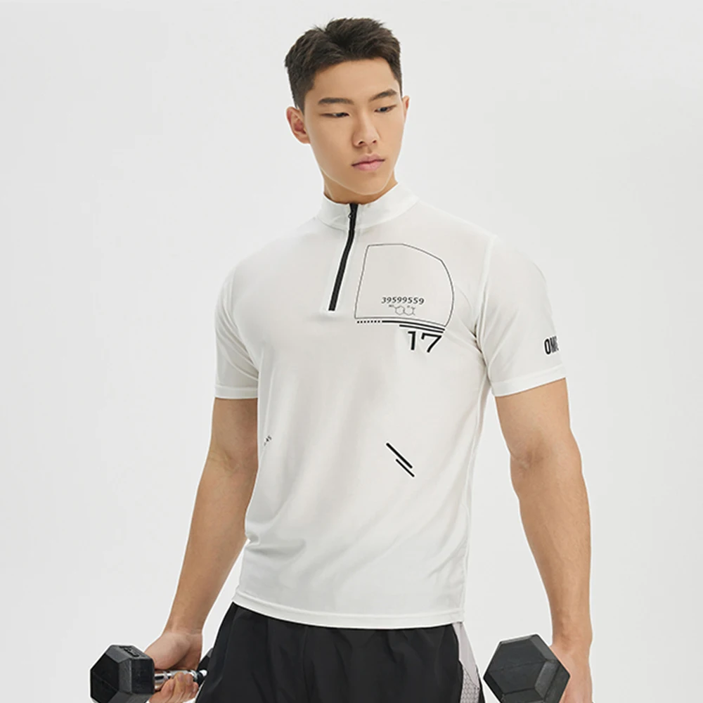 Glossy Sports Top Zipper Neck Men's Fitness Running Plus Size Short Sleeve T-shirt
Glossy Sports Top Zipper Neck Men's Fitness Running Plus Size Short Sleeve T-shirt