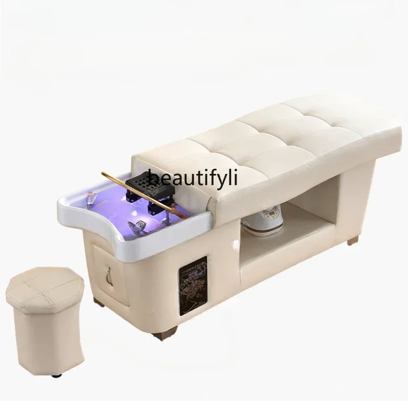 Thai Head Therapy Shampoo Chair Water Circulation Fumigation Hair Salon Beauty Salon Face Washing Bar Massage Ear Cleaning Bed
Thai Head Therapy Shampoo Chair Water Circulation Fumigation Hair Salon Beauty Salon Face Washing Bar Massage Ear Cleaning Bed