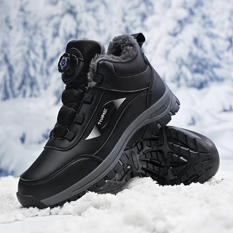 Women Men Winter Boots Leather Waterproof Plush Warm Snow Boots Women Non-slip Hiking Shoes Men Sneaker Comfortable Couple Shoes
Women Men Winter Boots Leather Waterproof Plush Warm Snow Boots Women Non-slip Hiking Shoes Men Sneaker Comfortable Couple Shoes