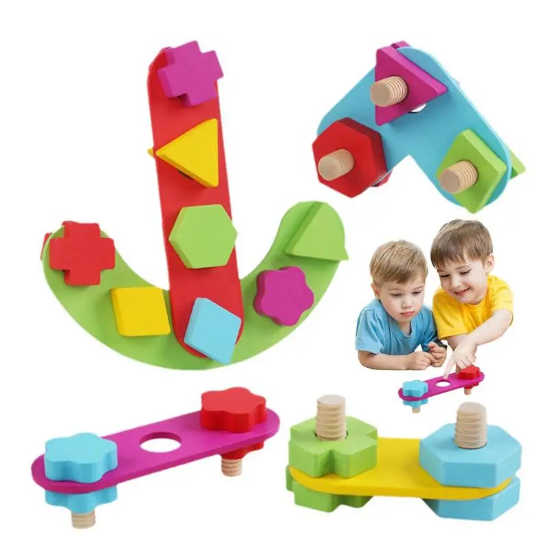 Nuts And Bolts Toy Wooden Fine Motor Skills Montessori Toys Sensory Building Blocks Construction Kit With Rich Colors Toys
Nuts And Bolts Toy Wooden Fine Motor Skills Montessori Toys Sensory Building Blocks Construction Kit With Rich Colors Toys