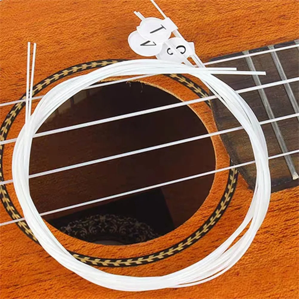 4PCS/Set Nylon Strings Universal Ukulele String For 21in 23in 26in Ukuleles Strings Ukulele Parts & Accessories
4PCS/Set Nylon Strings Universal Ukulele String For 21in 23in 26in Ukuleles Strings Ukulele Parts & Accessories