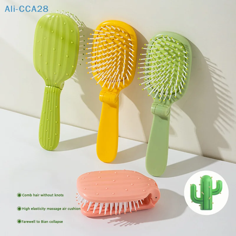 Mini Hairbrus Folding Massage Comb Head Massage Anti-Static Portable Travel Hair Brush Girl Hair Combs with Mirror
Mini Hairbrus Folding Massage Comb Head Massage Anti-Static Portable Travel Hair Brush Girl Hair Combs with Mirror