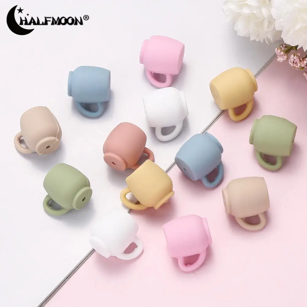 10Pcs New Cup Silicone Beads Focal Loose Beads Baby Toys DIY Handwork String Pen Pacifier Chain Jewelry Pendant Accessories
10Pcs New Cup Silicone Beads Focal Loose Beads Baby Toys DIY Handwork String Pen Pacifier Chain Jewelry Pendant Accessories