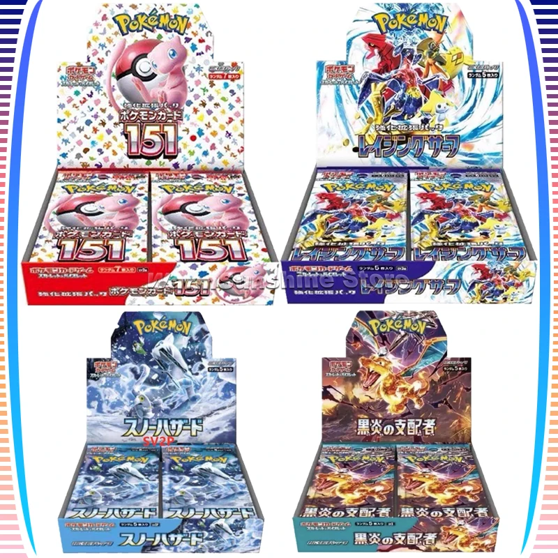 Japanese Edition Series Original Pokemon Card PTCG SV1V SV1S SV1A SV2D SV2P SV2A 151 SV3 SV3A Cards Box Board Game Children Toys
Japanese Edition Series Original Pokemon Card PTCG SV1V SV1S SV1A SV2D SV2P SV2A 151 SV3 SV3A Cards Box Board Game Children Toys