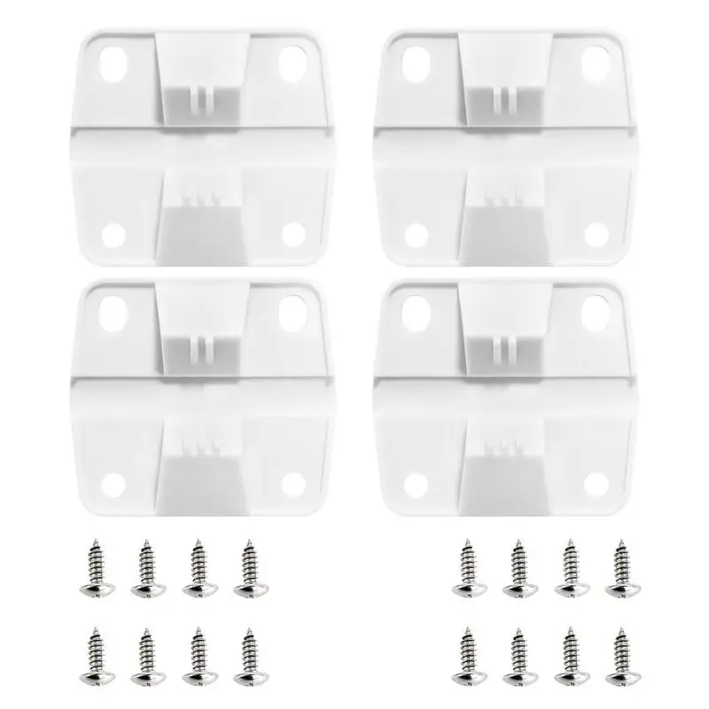 4 Pcs Plastic Cooler Hinges Cooler Replacement Hinges With 16 Pcs Screw For Ice Chest Cooler, For Colemans Coolers
4 Pcs Plastic Cooler Hinges Cooler Replacement Hinges With 16 Pcs Screw For Ice Chest Cooler, For Colemans Coolers