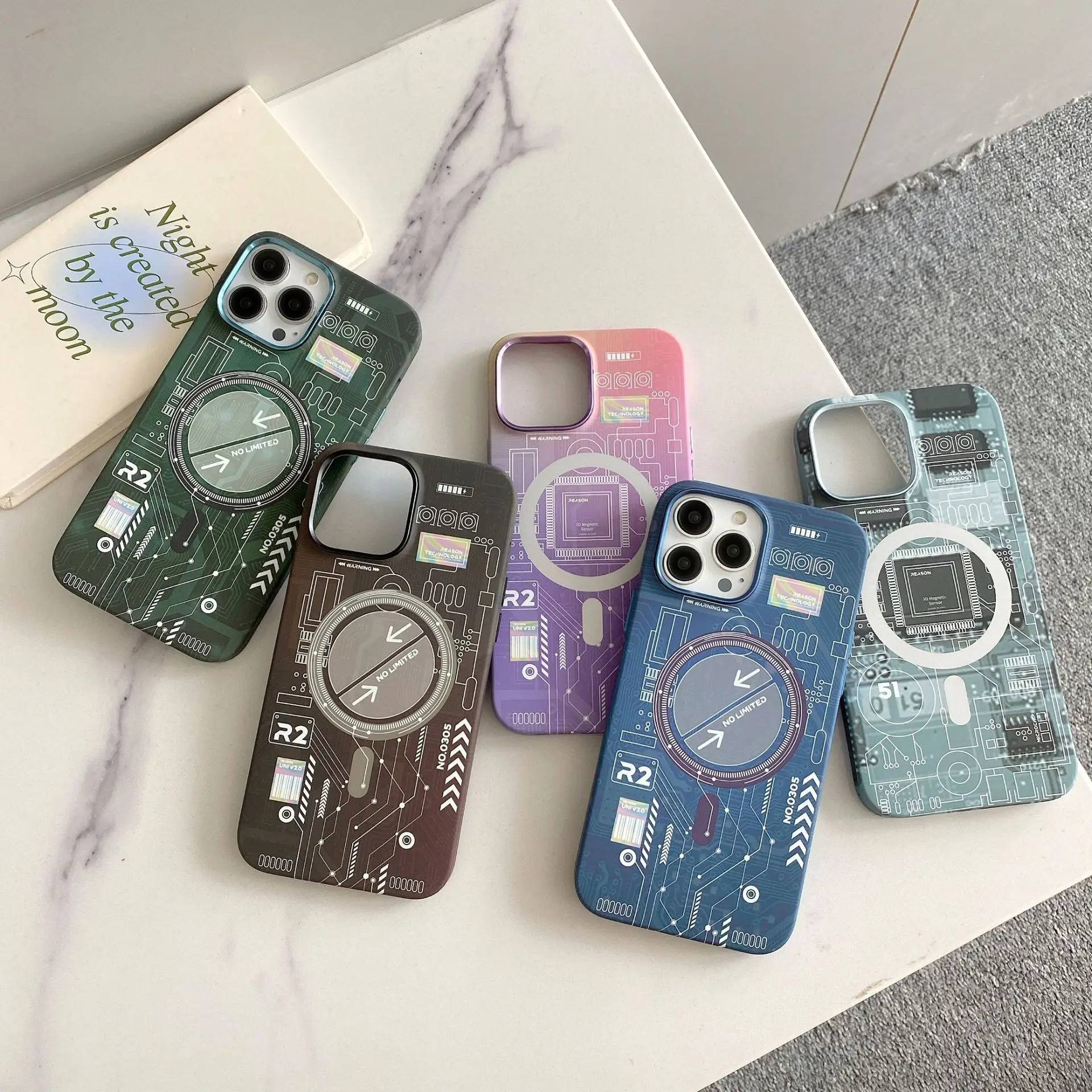 Glow-in-the-dark Circuit Board Phone Case for Iphone 14 13 12 Pro Max Plus Magnetic Luminous Protection Cover Shell
Glow-in-the-dark Circuit Board Phone Case for Iphone 14 13 12 Pro Max Plus Magnetic Luminous Protection Cover Shell