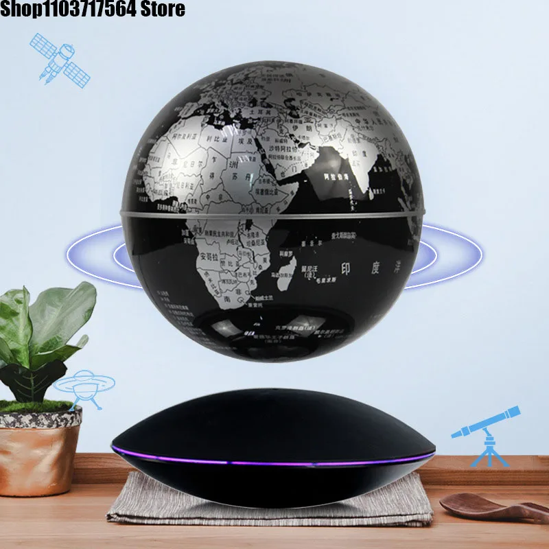Home decoration 6 inch luminous globe display Creative arts and crafts gifts magnetic levitation globe
Home decoration 6 inch luminous globe display Creative arts and crafts gifts magnetic levitation globe