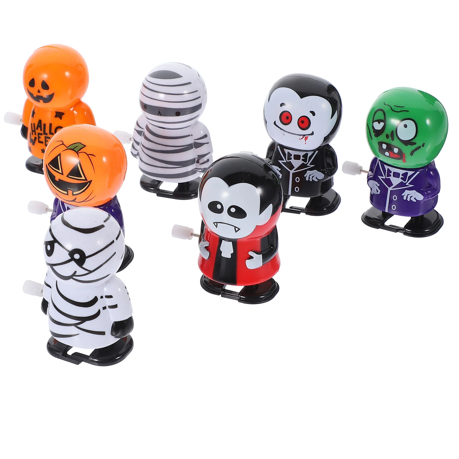 7 Pcs Halloween Wind-up Toys Vampire Pumpkin Bucket Decor Mini Figurines Trick Treat Bag Horror Desktop Ornament
7 Pcs Halloween Wind-up Toys Vampire Pumpkin Bucket Decor Mini Figurines Trick Treat Bag Horror Desktop Ornament