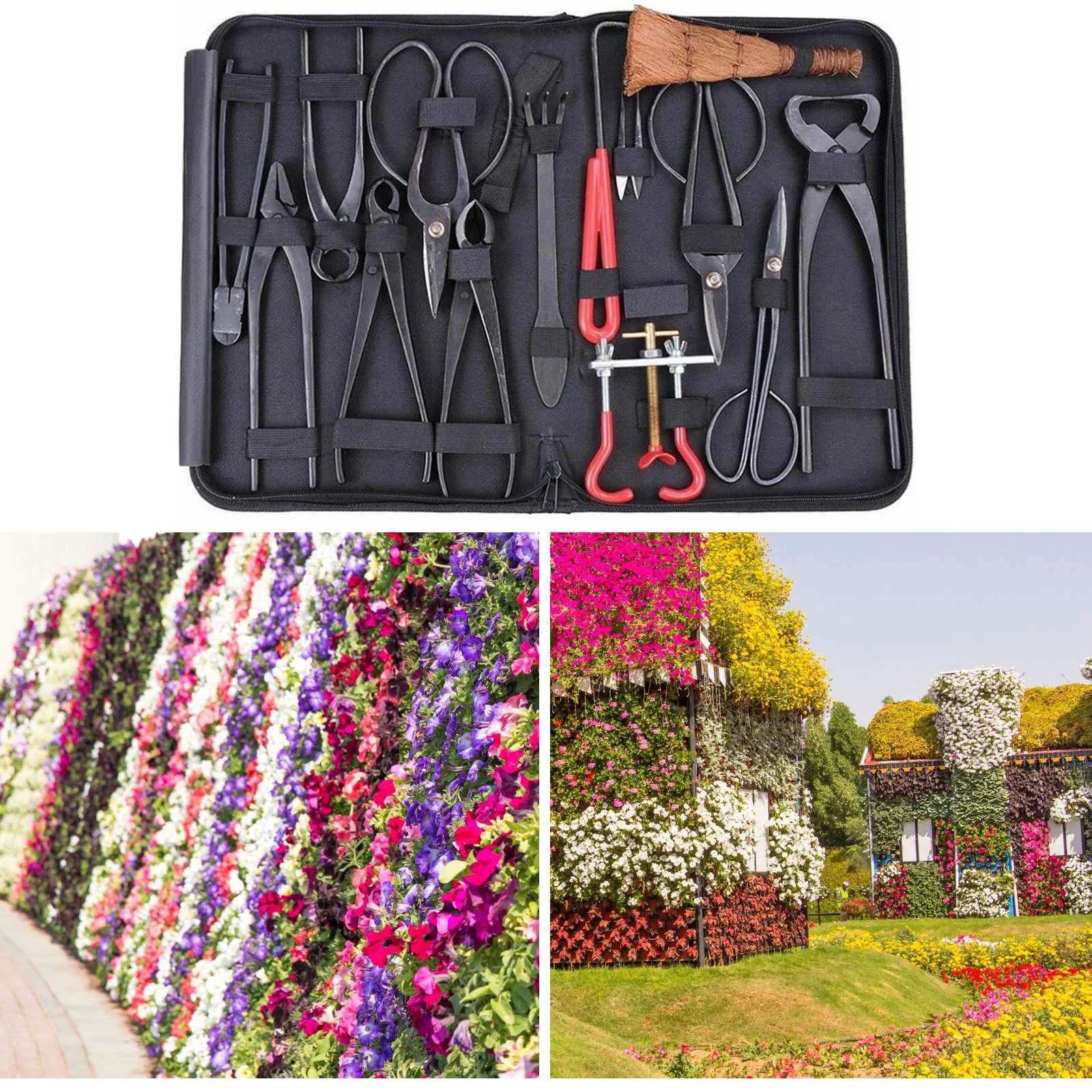 14pcs Bonsai Tool Set Bonsai Pruning Tool Professional Ball Joint Pliers Set Of Leaf Bud Fork Branch Shears Home Garden Tools
14pcs Bonsai Tool Set Bonsai Pruning Tool Professional Ball Joint Pliers Set Of Leaf Bud Fork Branch Shears Home Garden Tools