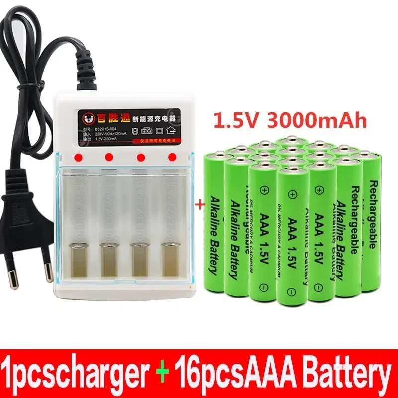 100% New AAA Battery 3000 MAh Rechargeable Battery AAA 1.5 V 3000 MAh Rechargeable New Alcalinas Drummey + Charger
100% New AAA Battery 3000 MAh Rechargeable Battery AAA 1.5 V 3000 MAh Rechargeable New Alcalinas Drummey + Charger