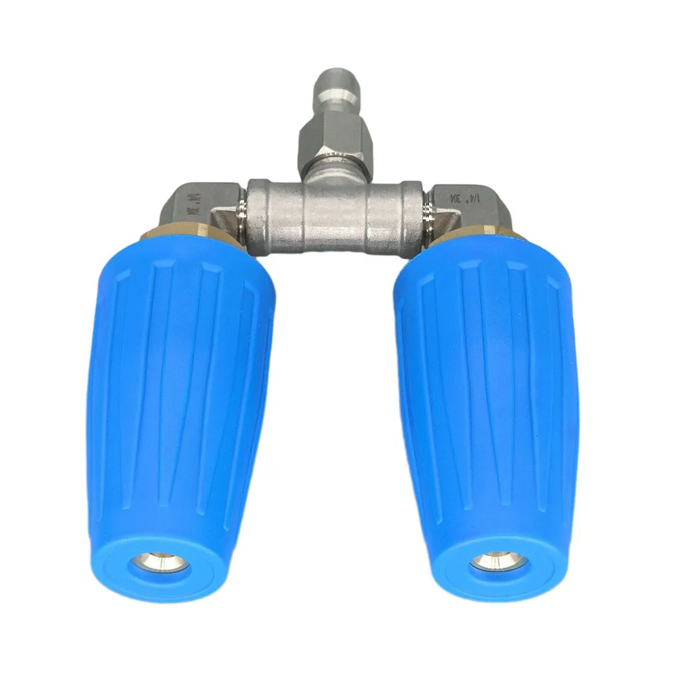 High Pressure Washer Rotating Dual Turbo Nozzle Spray Tip1/4\" 4000PSI 4-6GPM For Auto Home Garden Cleaning Car Washing Machine
High Pressure Washer Rotating Dual Turbo Nozzle Spray Tip1/4\" 4000PSI 4-6GPM For Auto Home Garden Cleaning Car Washing Machine