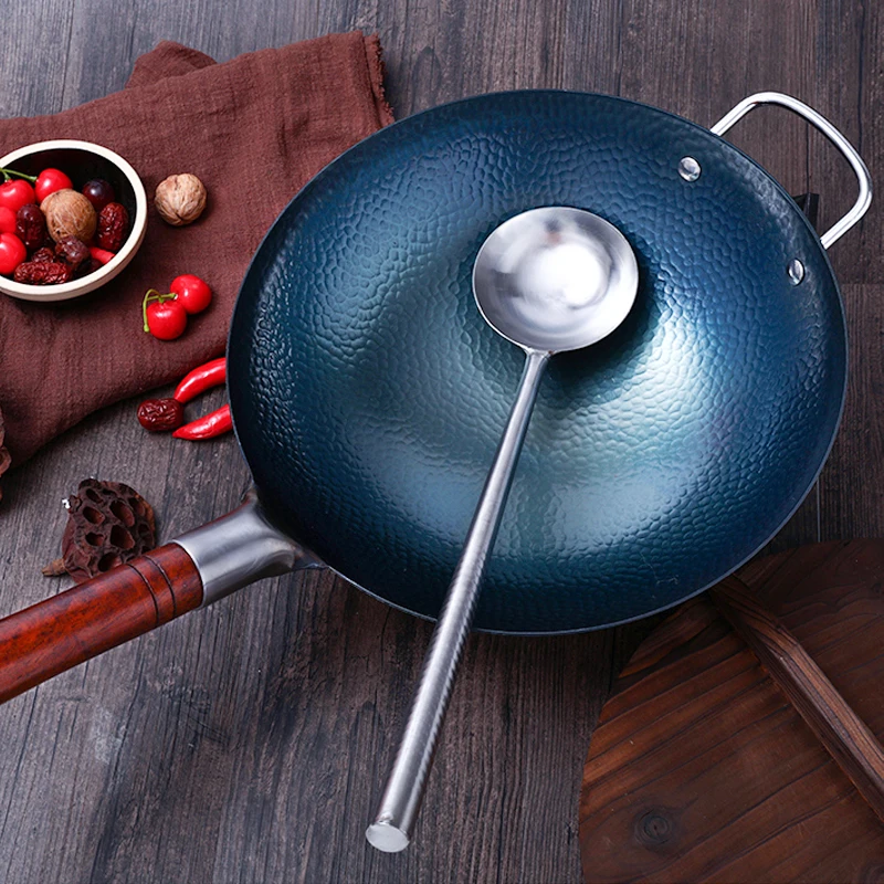 Hammered Cast Iron Wok,Carbon Steel Round Bottom Wok ,Blue Kitchen Cookware,Beech Handle Uncoated Non-stick Pan for Gas Stoves
Hammered Cast Iron Wok,Carbon Steel Round Bottom Wok ,Blue Kitchen Cookware,Beech Handle Uncoated Non-stick Pan for Gas Stoves