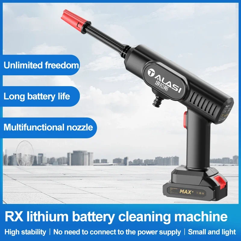 New Wireless High Pressure Car Washer Gun 7500mah Foam Generator Water Gun Washing Sprayer Cleaner for Auto Home Garden Cleaning
New Wireless High Pressure Car Washer Gun 7500mah Foam Generator Water Gun Washing Sprayer Cleaner for Auto Home Garden Cleaning