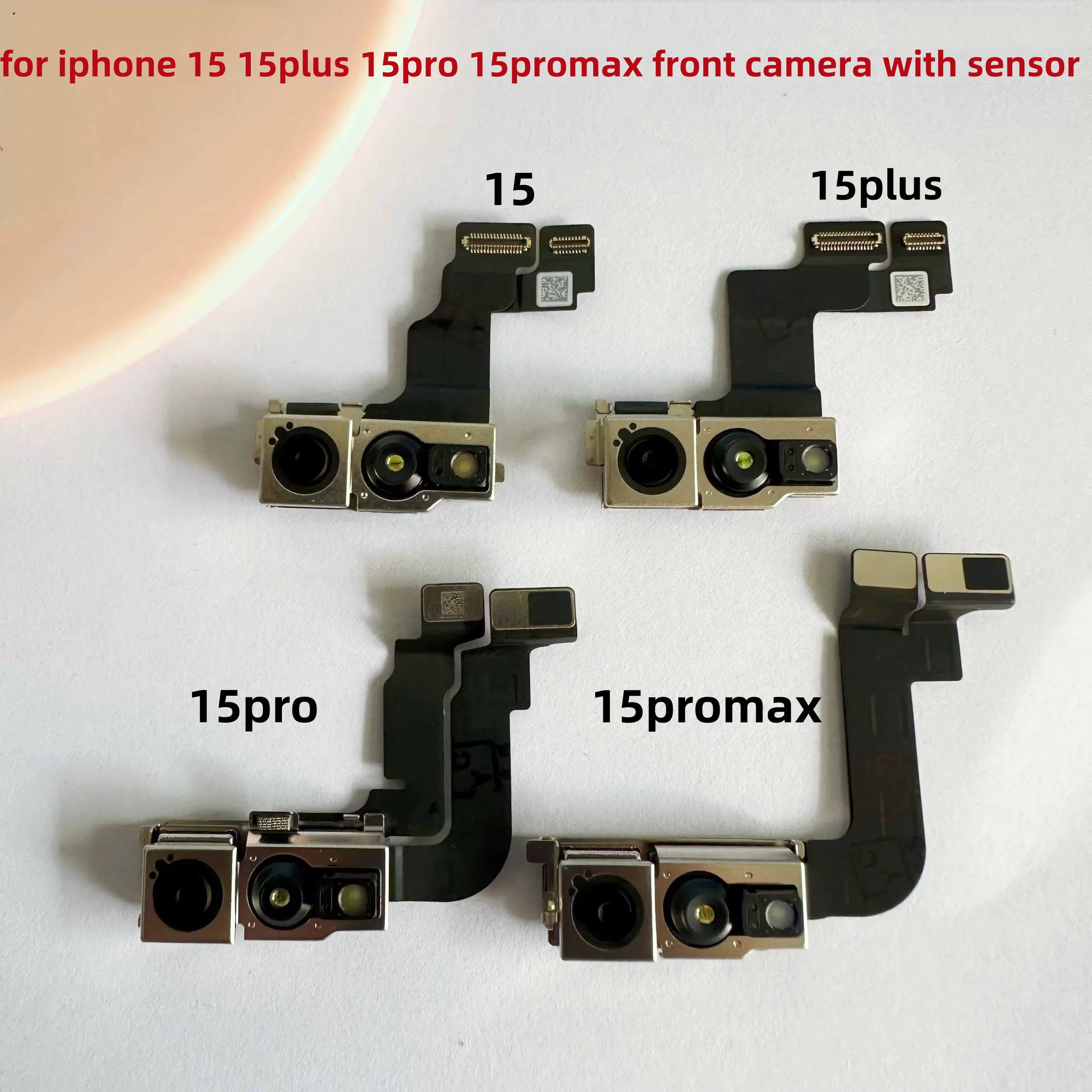 Alideao-для iphone 15 15 Plus 15 Pro 15 Pro Max гибкий кабель фронтальной камеры с датчиком приближения, модуль камеры, 100% оригинал
Alideao-для iphone 15 15 Plus 15 Pro 15 Pro Max гибкий кабель фронтальной камеры с датчиком приближения, модуль камеры, 100% оригинал