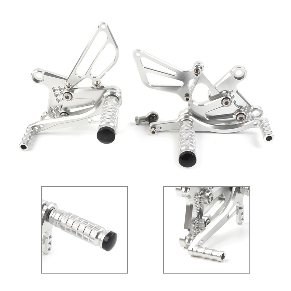 Silver Motorcycle Footrest For Honda NSF100 NSR50 All Years Adjustable Aluminum Foot Rear Rear Set Kits
Silver Motorcycle Footrest For Honda NSF100 NSR50 All Years Adjustable Aluminum Foot Rear Rear Set Kits