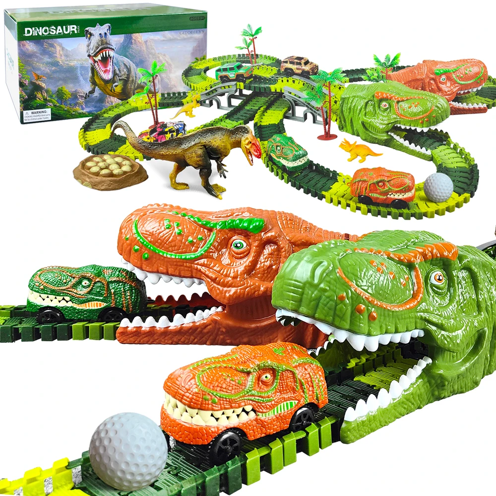 Dinosaur Toy Track Magical Flexible Railway Track Car Toys Racing Rail Track Electronic Light Car DIY Toys for Boys Kids Gift
Dinosaur Toy Track Magical Flexible Railway Track Car Toys Racing Rail Track Electronic Light Car DIY Toys for Boys Kids Gift