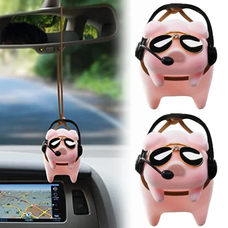 Cute Pig Car Accessorie Swing Pig Car Pendant Auto Rearview Mirror Pendants Birthday Gift Auto Decoraction Ornaments Coche
Cute Pig Car Accessorie Swing Pig Car Pendant Auto Rearview Mirror Pendants Birthday Gift Auto Decoraction Ornaments Coche