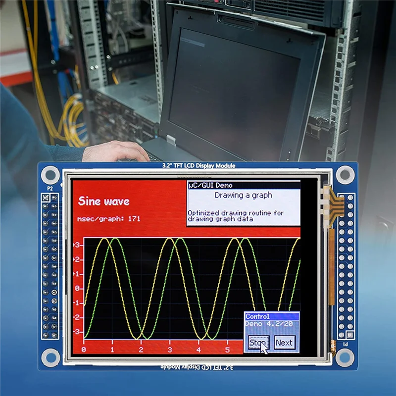 3.2 Inch TFT LCD Display Module 320 x 240 Pixels ILI9341 8080 Parallel+SPI 3.3V LCD 65K Color Resistance Touch Screen
3.2 Inch TFT LCD Display Module 320 x 240 Pixels ILI9341 8080 Parallel+SPI 3.3V LCD 65K Color Resistance Touch Screen