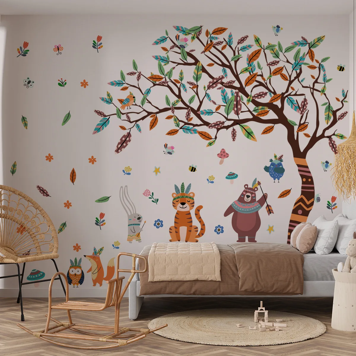 Tonglin-Little Bear Wall Sticker, Animal, Tiger, Big Tree, Kindergarten Children's Room, Background Decoration
Tonglin-Little Bear Wall Sticker, Animal, Tiger, Big Tree, Kindergarten Children's Room, Background Decoration