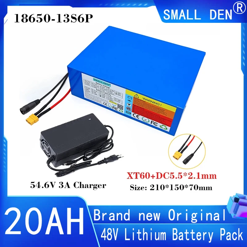 48V 20Ah 18650 lithium battery pack high-power 54.6V electric scooter rechargeable cycle electric bicycle electric motorcycle
48V 20Ah 18650 lithium battery pack high-power 54.6V electric scooter rechargeable cycle electric bicycle electric motorcycle