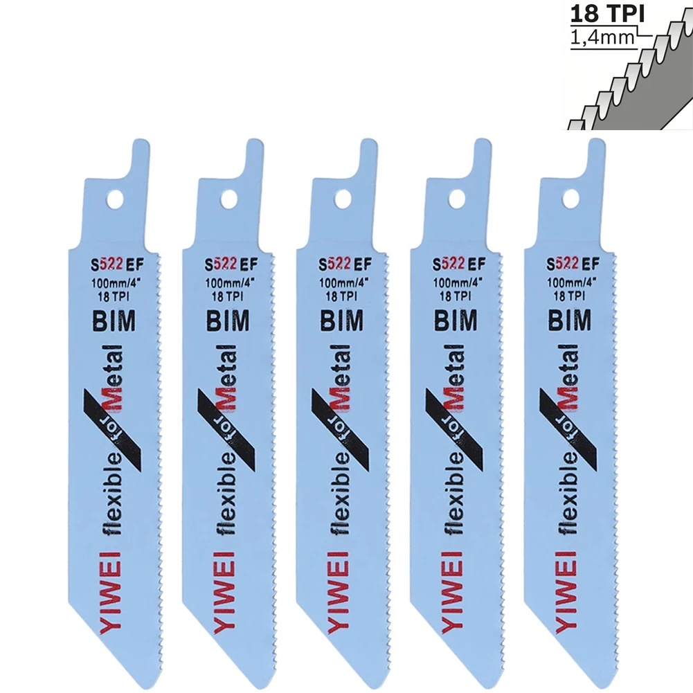 5pcs S522EF 100mm HCS Reciprocating Saw Blade Jigsaw Blade For Wood Metal Plastic PVC Tube Cutting Power Tools Accessories
5pcs S522EF 100mm HCS Reciprocating Saw Blade Jigsaw Blade For Wood Metal Plastic PVC Tube Cutting Power Tools Accessories