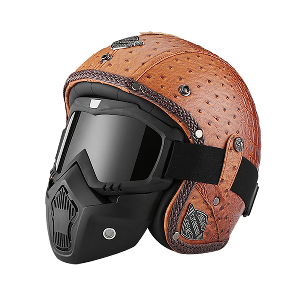 Free Shipping Open Face Motorcycle Helmet Retro Vintage Cafe Racer Helmet Japanese Style Pu Leather Motorbike Capacete Casque
Free Shipping Open Face Motorcycle Helmet Retro Vintage Cafe Racer Helmet Japanese Style Pu Leather Motorbike Capacete Casque