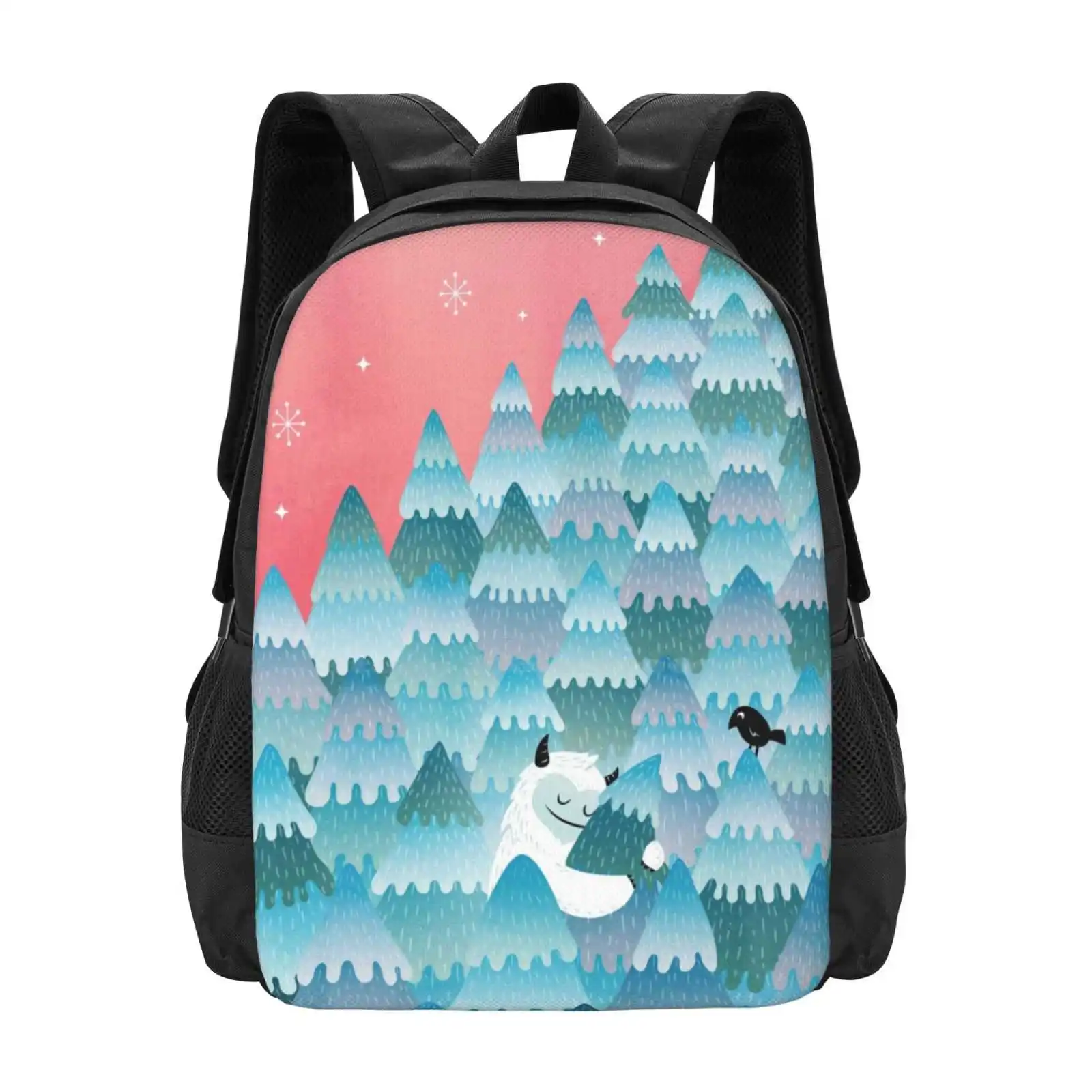 Tree Hugger Fashion Pattern Design Travel Laptop School Backpack Bag Monster Forest Woods Hug Love Christmas Holiday Season
Tree Hugger Fashion Pattern Design Travel Laptop School Backpack Bag Monster Forest Woods Hug Love Christmas Holiday Season