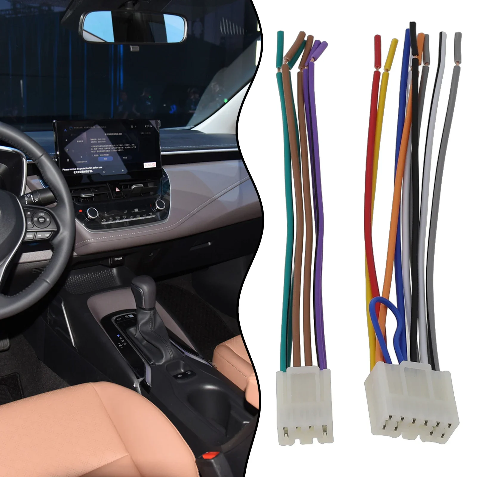 2Pcs ABS 150mm For Toyota Aftermarket Radio Stereo Install Car Wire Harness Cable Adapter Car Electronic Accessories
2Pcs ABS 150mm For Toyota Aftermarket Radio Stereo Install Car Wire Harness Cable Adapter Car Electronic Accessories