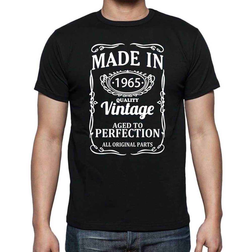Vintage Made In 1965 T Shirt Birthday Present Funny Unisex Graphic Fashion New Cotton Short Sleeve Novelty O-Neck Father T-shirt
Vintage Made In 1965 T Shirt Birthday Present Funny Unisex Graphic Fashion New Cotton Short Sleeve Novelty O-Neck Father T-shirt