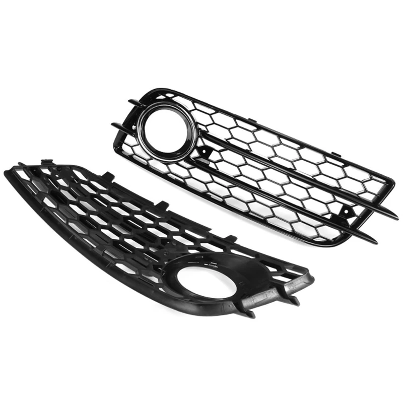 Front Bumper Fog Lamp Grille Fog Light Honeycomb Cover Protective Mesh Front Bumper Insert For AUDIA4B8 A4L
Front Bumper Fog Lamp Grille Fog Light Honeycomb Cover Protective Mesh Front Bumper Insert For AUDIA4B8 A4L
