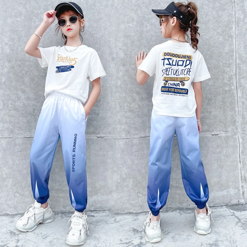 Thanksgiving Outfits for Girls Teenage Children Summer O-Neck Letter Clothing Suit Girls Fashion Tracksuit 12 13 14 Year Costume
Thanksgiving Outfits for Girls Teenage Children Summer O-Neck Letter Clothing Suit Girls Fashion Tracksuit 12 13 14 Year Costume